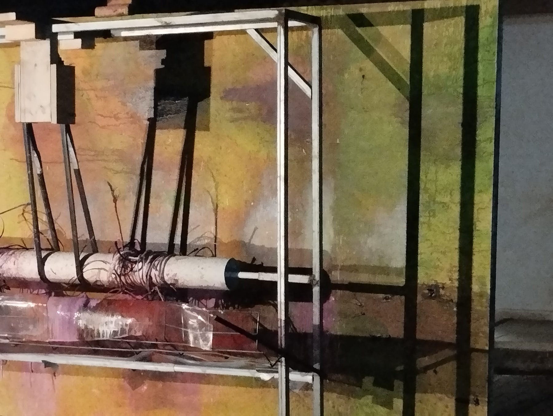 Painting Machine, detail of rollers